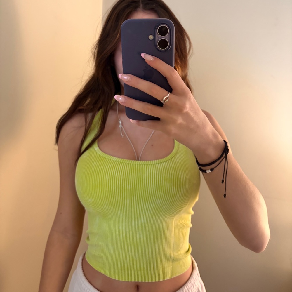 Aerie ribbed halter top